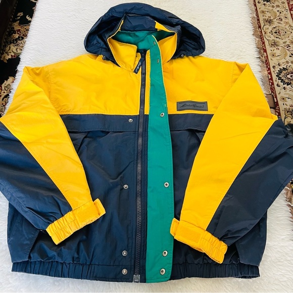 Eddie Bauer 100% Nylon Waterproof Men’s Bomber Jacket size L/G - Picture 15 of 15